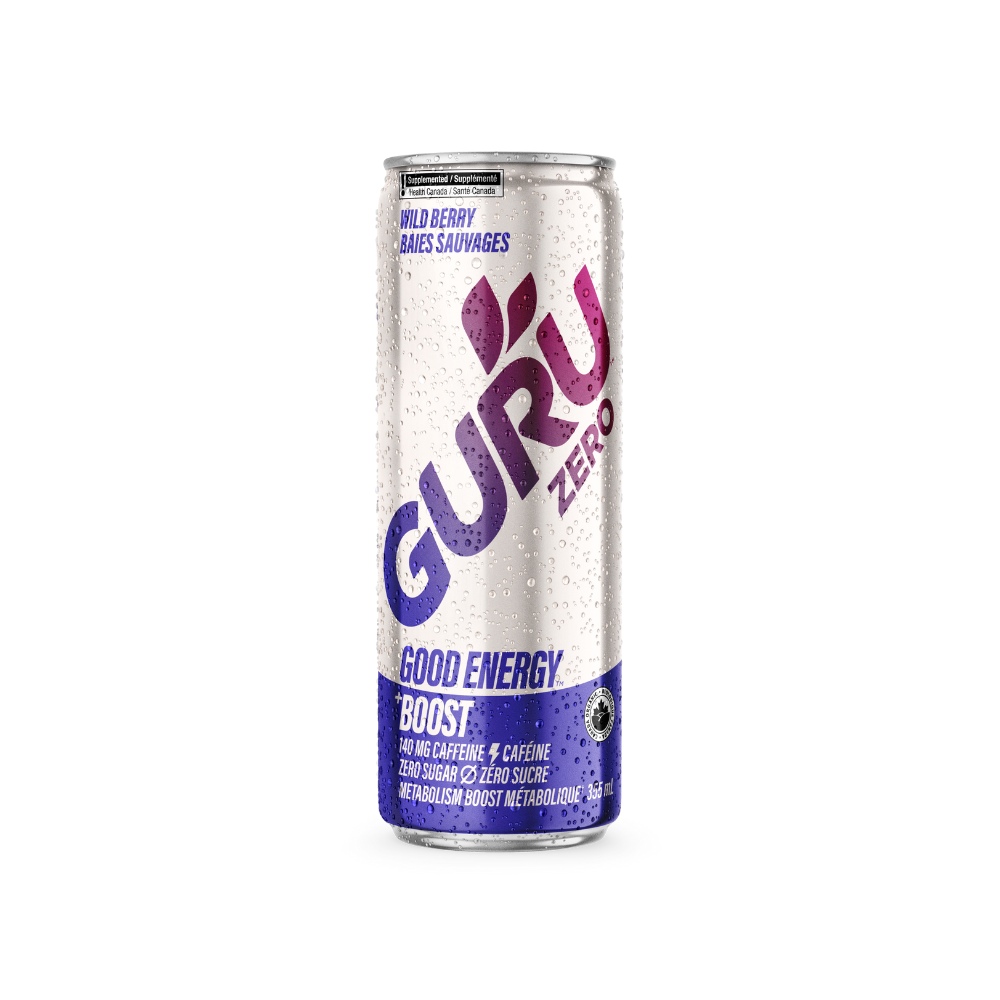 Image GURU GOOD ENERGY Zero Baies Sauvage 355ml